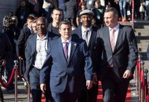 Lennox Lewis jokes in Kiev