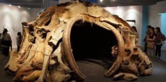 Mezhyrich Mammoth Bone Hut is the most ancient human architecture known on earth. It is 15,000 years old and was found in 1965 near Kyiv, Ukraine