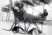 Igor Sikorsky set a world speed record of 113 km/h on his plane in Kyiv, Dec 29, 1911