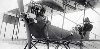 Igor Sikorsky set a world speed record of 113 km/h on his plane in Kyiv, Dec 29, 1911