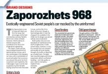 Exotically-designed Ukrainian ZAZ-968 car was actually a Grand Design, – The Practical Classics Magazine