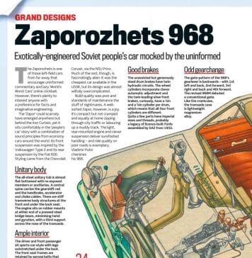 Exotically-designed Ukrainian ZAZ-968 car was actually a Grand Design, – The Practical Classics Magazine