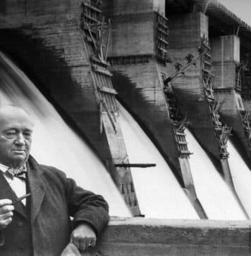 Zaporozhian Rapids were flooded by the Hydroelectric Station projected by the American engineers