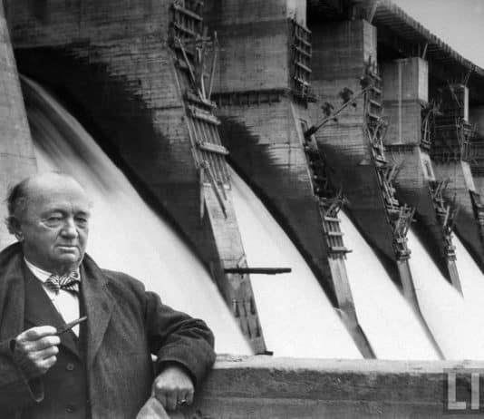 Zaporozhian Rapids were flooded by the Hydroelectric Station projected by the American engineers