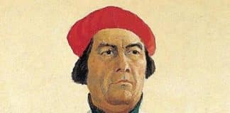 Kazimir Malevich, a Ukrainian avant-garde artist was born in Kyiv on Feb. 23, 1879