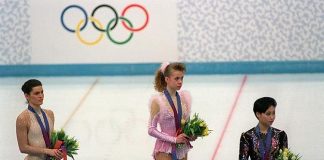 Oksana Baiul, the first Winter Olympic champion of independent Ukraine, 1994