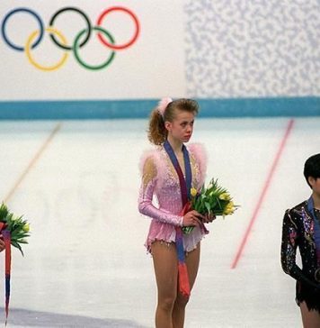 Oksana Baiul, the first Winter Olympic champion of independent Ukraine, 1994