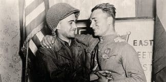 Meeting at the Elbe: Lt. William Robertson (U.S. Army) and Lt. Alexander Silvashko (First Ukrainian Front) on April 25, 1945