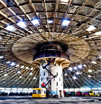 Giant abandoned space-age saucer: Kiev Bus Garage Number 7 – CNN