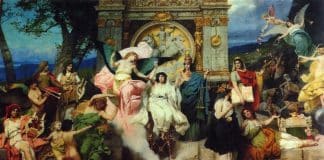 ‘Curtain for the Lviv Theatre of Opera and Ballet’ by Henryk Siemiradzky