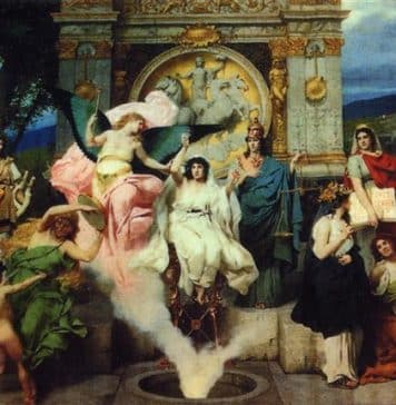 ‘Curtain for the Lviv Theatre of Opera and Ballet’ by Henryk Siemiradzky