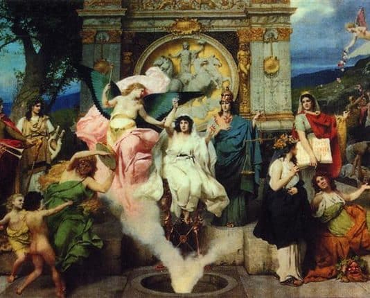 ‘Curtain for the Lviv Theatre of Opera and Ballet’ by Henryk Siemiradzky