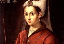 In the 16th century, a Ruthenian/Ukrainian woman was taken captive and brought to Istanbul as a slave. Her joyful spirit earned her a name Hurrem – ‘the Cheerful One’. She rose to become Suleiman’s legal wife and ‘Queen of the Ottoman Empire’ known in history as Hurrem Sultan or Roxelana