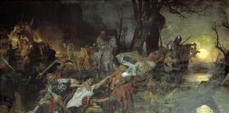 ‘Warriors of Sviatoslav the Brave in the Battle of Silistria’ by Henryk Siemiradzki