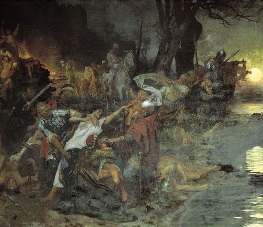 ‘Warriors of Sviatoslav the Brave in the Battle of Silistria’ by Henryk Siemiradzki