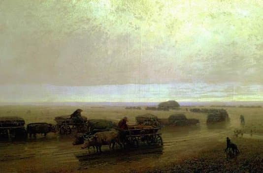 ‘Chumaks path in Mariupol’ by Arkhip Kuindzi