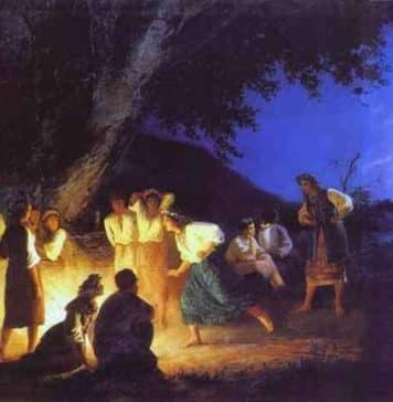 ‘Night on the Eve of Ivan Kupala’ by Henryk Siemiradzky