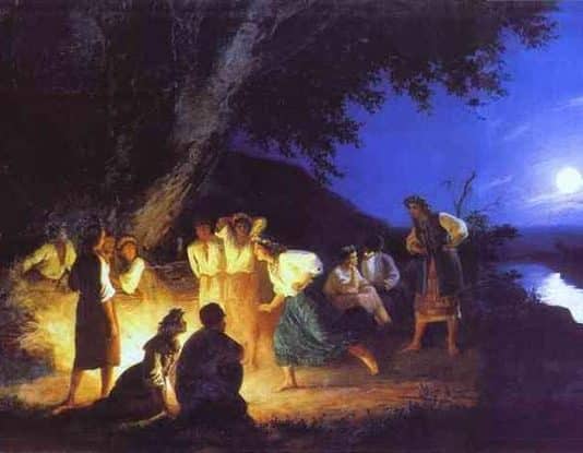 ‘Night on the Eve of Ivan Kupala’ by Henryk Siemiradzky