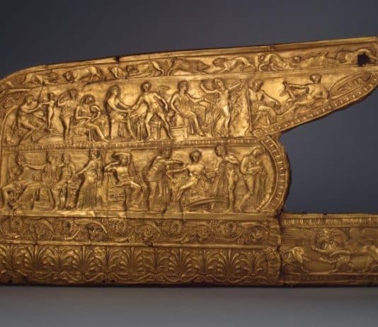 Scythian King’s gorytos with the scenes of The Achilleid epic