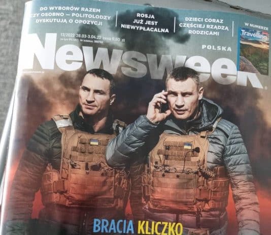 Polish Newsweek features Kyiv mayor Vitaly Klischko and his brother Vladimir