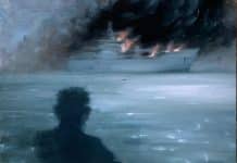 “Smoke on the water, the fire on Moskva” – Deep Purple support Ukrainian painter