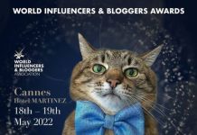 Cat Stepan nominated for World Influencers and Bloggers Award 2022