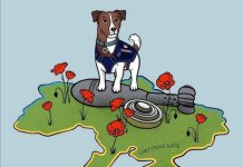 Ukrainian postage stamp to feature mine clearance dog Patron