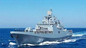 Another Russian warship reportedly on fire near Zmiiny island in Black Sea