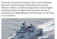 Russian warship ‘Admiral Makarov’ hit with Neptune missile near Zmiiny island