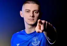 Goal by Mykolenko voted best in FC Everton’s season 21/22