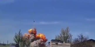 Turret of Russian tank: ‘I can fly, my friend!”