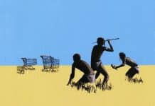 Banksy’s “Trolley hunters” appears prophetic after Russia’s invasion of Ukraine