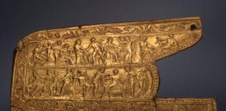 Scythian golden gorytos found in Ukraine with the scenes of the Achilleid epic that would be written only 500 years later