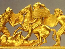 Gold Comb, Solokha barrow, Ukraine
