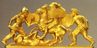 Scythians had enormous stature and were a terrifying sight for enemies Gold Comb, Solokha barrow, Ukraine
