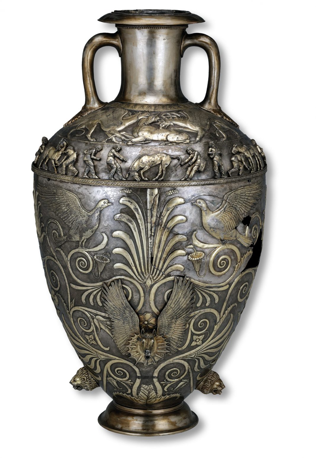 Most famous Scythian silver vase/amphora from Chertomlyk Kurgan - u ...