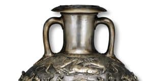 Most famous Scythian silver Amphora/Vase from Chertomlyk Royal Kurgan in Ukraine