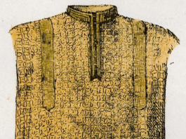 Scythian (?) shirt, Rossava village Royal Barrow, 1877