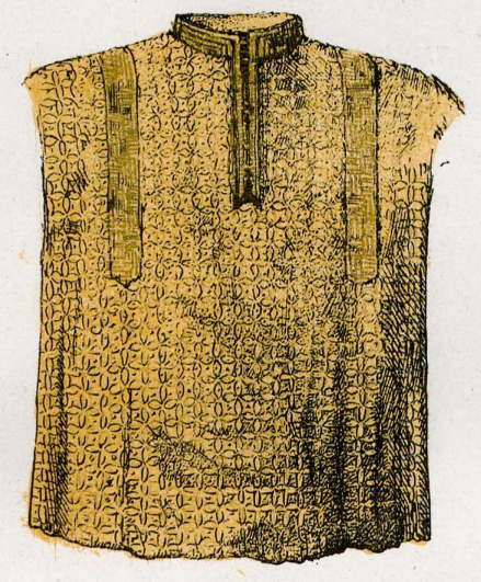 Scythian (?) shirt, Rossava village Royal Barrow, 1877