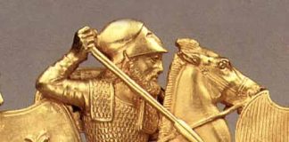 Athenian-type helmet from Scythian barrow in Ukraine