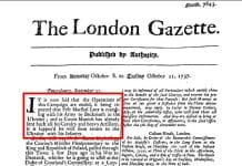 Bakhmut mentioned as Ukrainian city in English Newspaper in 1737