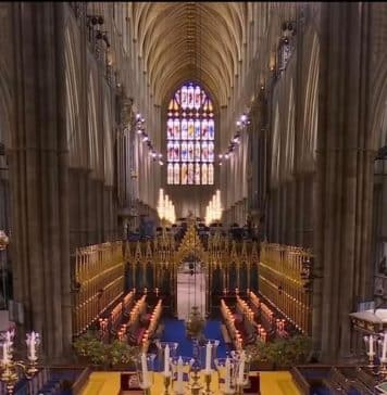 Ukrainian colors during King Charles III coronation