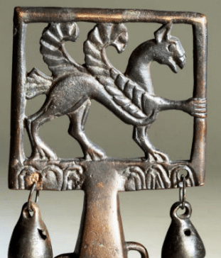 Griffins Pole-Tops from Alexandropol Kurgan