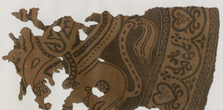 Heart-shaped ornamentations on Kyiv Rus textiles 1000 years ago. ‘Sacral Ivy’?