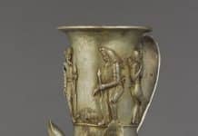 Scythian Wild Boar Silver Rhyton found in Ukraine but now in Louvre, France