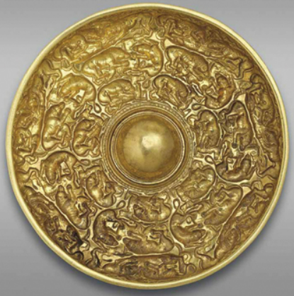 Gold Phiale (Libation Bowl) from Solokha Scythian Kurgan - U-Krane