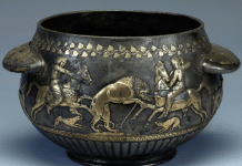 Scythian Vessel with Hunting Scenes from Solokha Kurgan