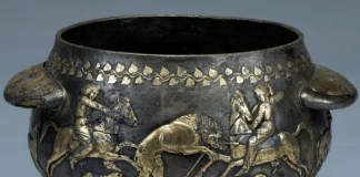 Scythian Vessel with Hunting Scenes from Solokha Kurgan