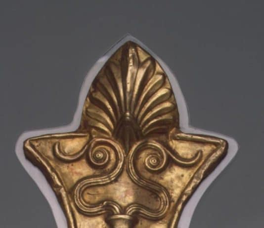 Serpent Goddess and Progenitress of the Scythian Nation: Gold frontlet from Tsymbalka Kurgan in Ukraine