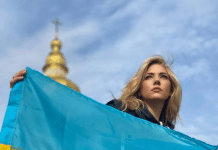Katheryn ‘Lagertha’ Winnick in Kyiv, May 2023